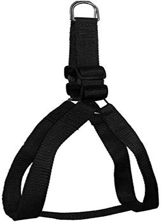 Skora Soft Padded Body Set-Leash & Harness- 0.75 - Black - Medium - Image 2
